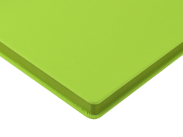 Ежедневник А5 Megapolis Color New soft-touch, салатовый