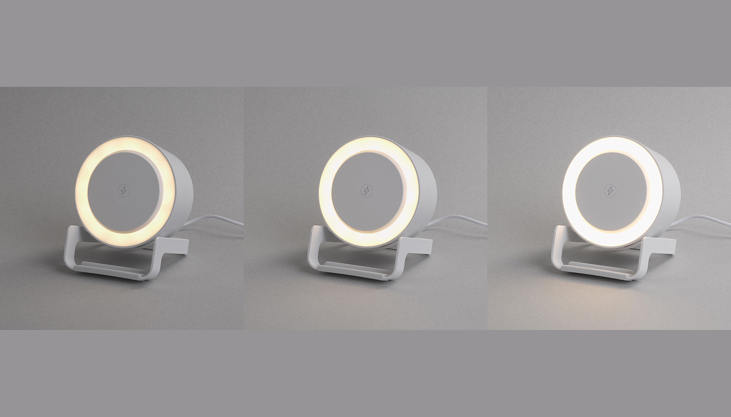 Bluetooth колонка-подставка "Smart Sound" с беспроводным (10W) зарядным устройством и лампой Bluetooth колонка-подставка "Smart Sound" с беспроводным (10W) зарядным устройством и лампой