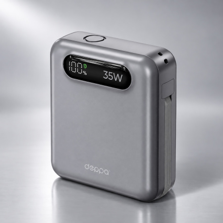 Внешний АКБ NRG Turbo Cable 10000 mAh, 35Вт
