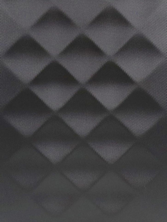 Чемодан складной Rollink Earth 55x40x20 см, 2 колеса, черный/оранжевый