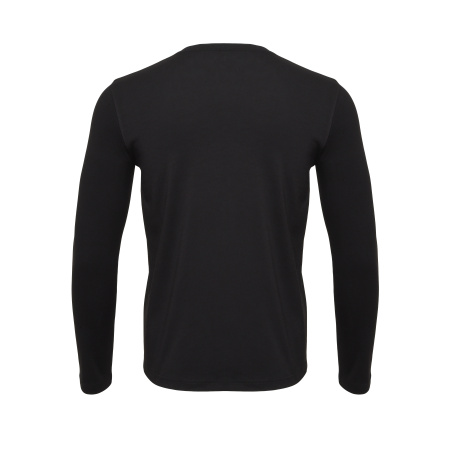 New Gen Футболка с длинным рукавом 180 г/м2 хлопок + лайкра черный 3XL