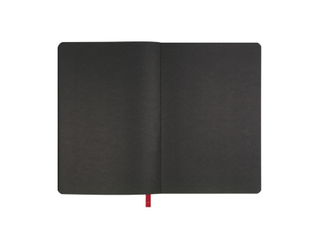 Скетчбук Sketch & Art в мягком переплете 140х210 мм, 100 л. черной бумаги 100 гр., красный