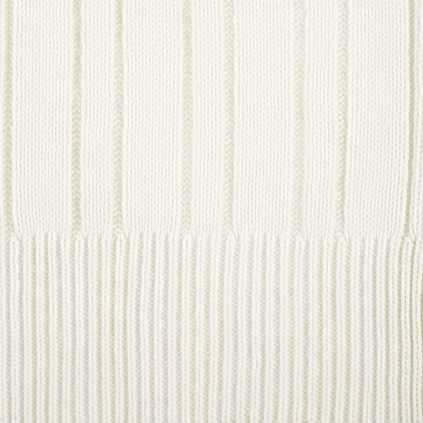 Шарф Knit Beat, белый (молочный)