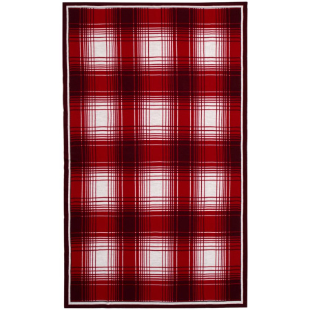 Плед Duotone, красный с белым