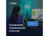 Умная колонка VK Капсула Мини с голосовым помощником Марусей, темный серый