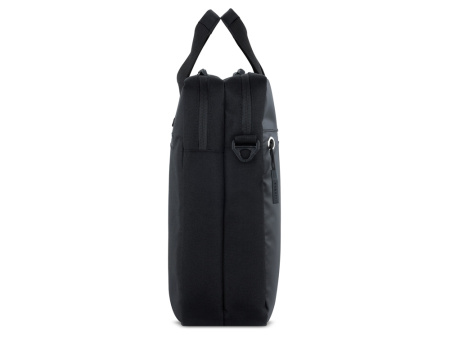 Портфель мужской BUGATTI Blanc Delight, чёрный, нейлон RPET600D/тарпаулин/полиэстер, 40х10х29 см