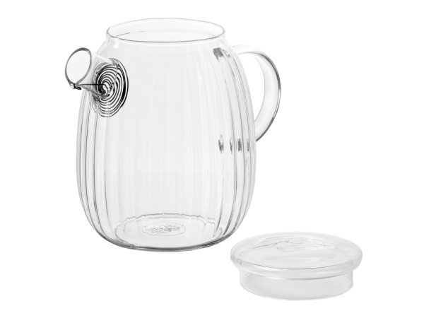 Стеклянный заварочный чайник с гранями Prism