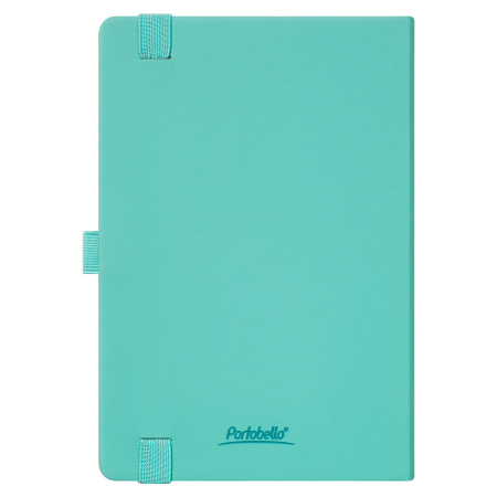 Ежедневник Alpha недатированный, бирюзовый/серый