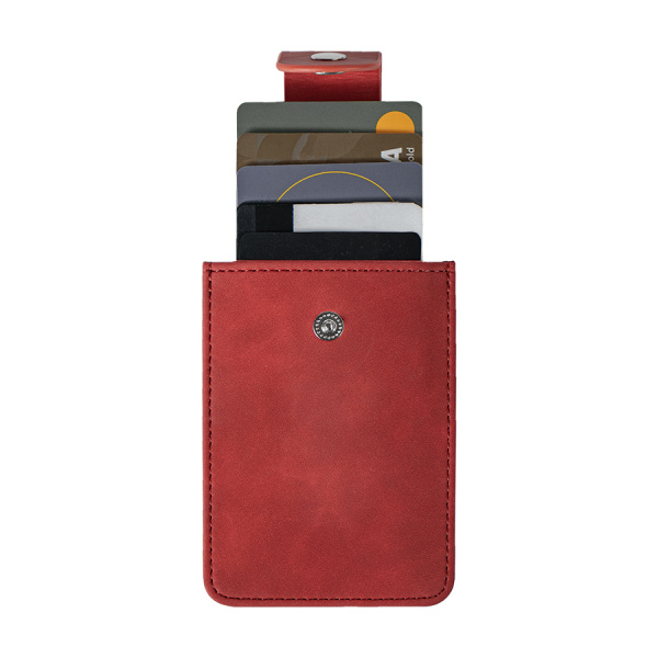 Чехол для карт Luma с 4 отделениями, красный, PU