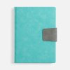 Ежедневник Grande Strap на заказ, датированный, бирюзовый