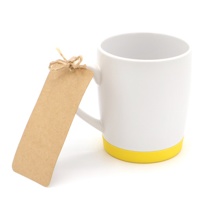 Бирка картонная на верёвке, крафт