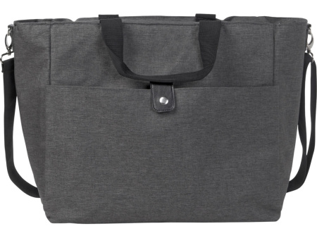 Сумка-холодильник Fabrizio со штопором, серый/черный