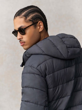 Куртка-парка унисекс Reverse, черная, размер 3XL