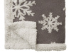 Плед Snowflake новогодний