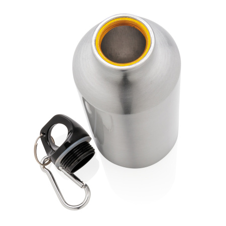 Спортивная алюминиевая бутылка с карабином