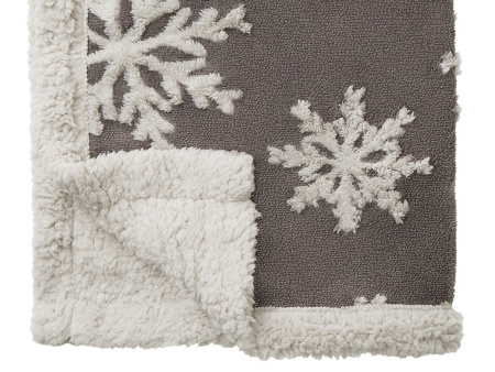 Плед Snowflake новогодний