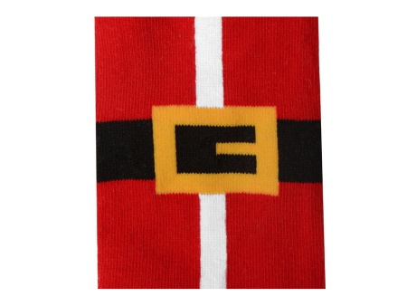 Набор носков с рождественской символикой в мешке мужские, 2 пары, красный