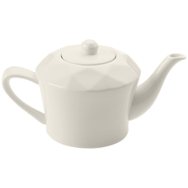 Чайник Diamante Bianco в подарочной коробке, белый