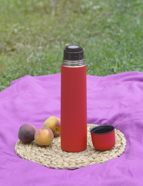 Термос "Родос", покрытие soft touch, 1 л.