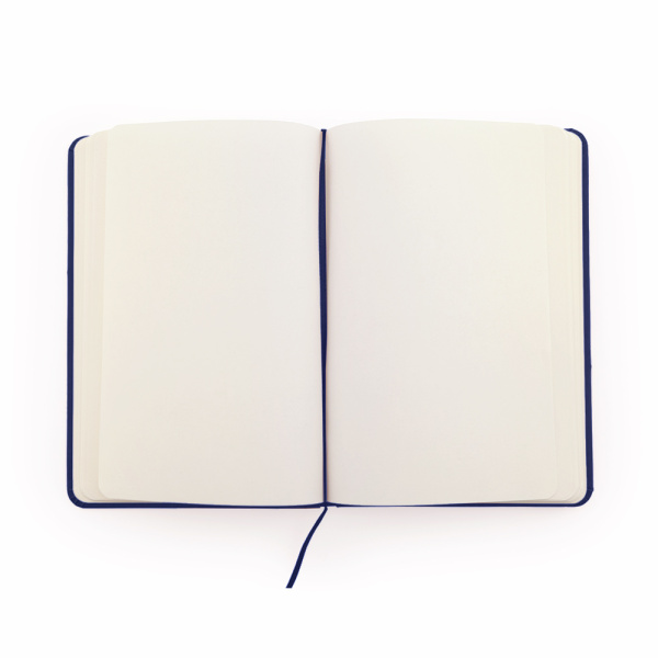 Блокнот A6 CORAL в твёрдом переплёте, МОРСКОЙ СИНИЙ