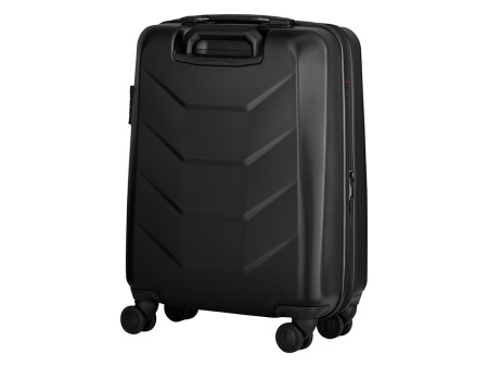 Чемодан WENGER Prymo, чёрный, малый, 40х55х20 см, 36 л, ABS+PC