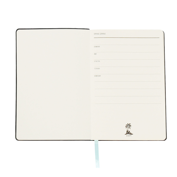 Ежедневник A5 недатированный Simflex в мягком переплёте, бирюзовый