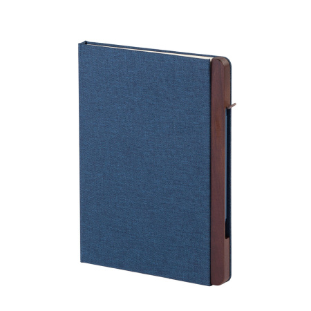 Блокнот "Wood" с ручкой в ореховом магнитном пенале