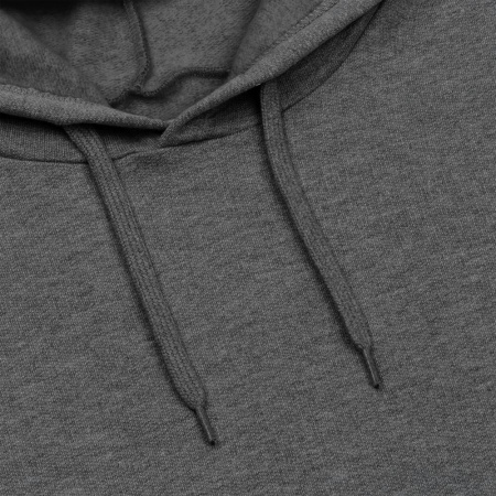 Толстовка с капюшоном Snake II черный меланж, размер 3XL