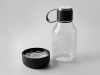 Бутылка для воды 2-в-1 Dog Bowl Bottle со съемной миской для питомцев, 1500 мл, черный