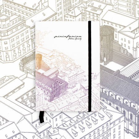 Блокнот линованный Pininfarina ITALIAN BEAUTY MILANO из каменной бумаги, А5