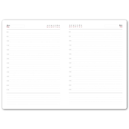 Ежедневник недатированный Anderson, А5,  белый, белый блок