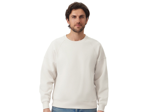 Свитшот оверсайз Paris, унисекс, бежевый