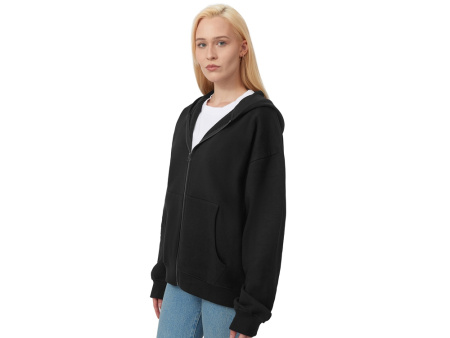 Толстовка оверсайз с капюшоном на молнии Monaco, черный