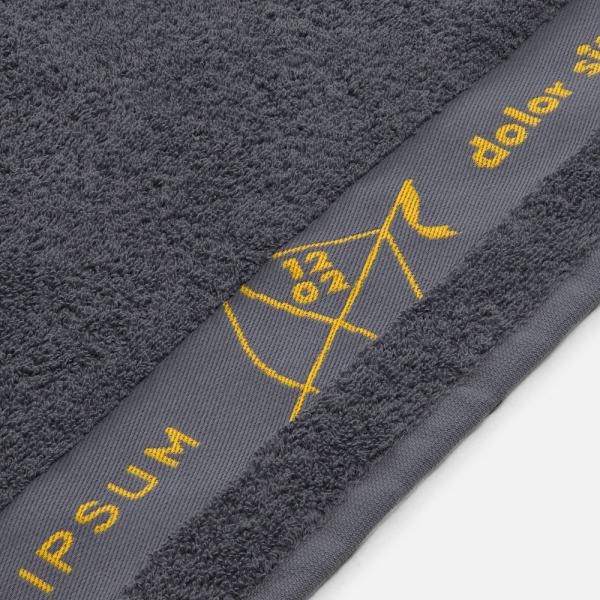 Полотенце на заказ Surpass с логотипом в бордюре