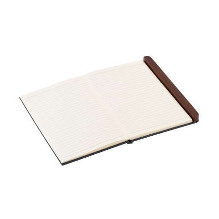 Блокнот "Wood" с ореховым магнитным пеналом (без ручки)