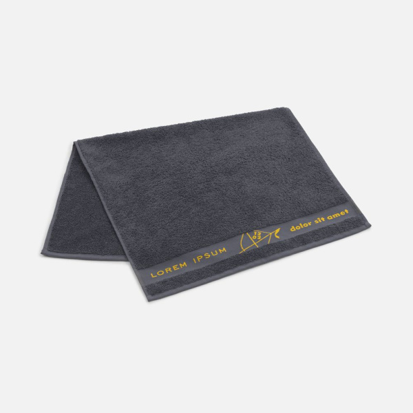 Полотенце на заказ Surpass с логотипом в бордюре