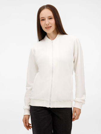 Бомбер унисекс Townie, молочно-белый, размер S