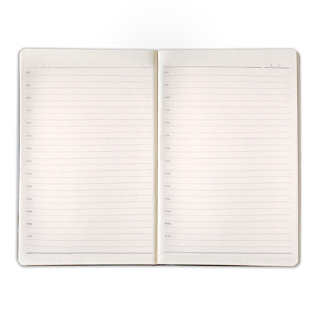 Ежедневник недатированный SIMPLY FIRM, А5,  голубой, кремовый блок, в линейку