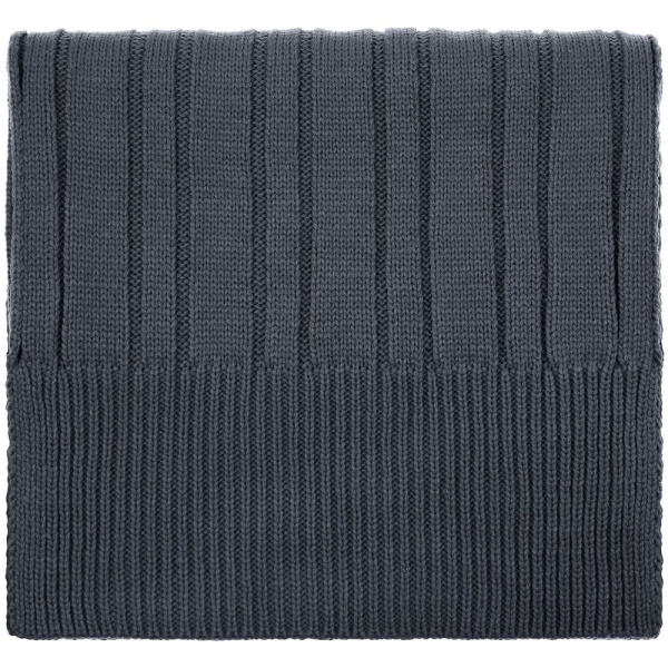 Шарф Knit Beat, серый (графит)