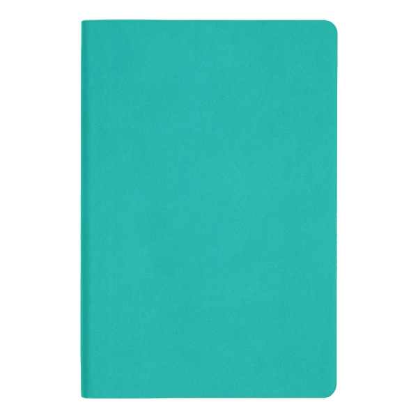 Ежедневник Flexy Latte Color А5, бирюзовый, недатированный, в гибкой обложке