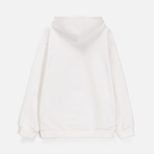 Худи унисекс оверсайз Songo, молочно-белое, размер XS/S