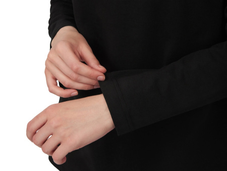 Лонгслив оверсайз Berlin унисекс, черный