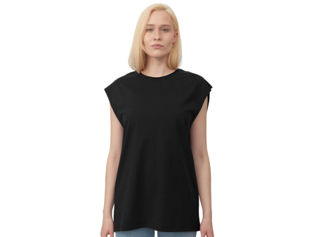 Майка оверсайз Berlin, унисекс, черный