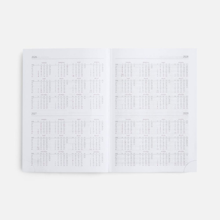 Ежедневник New Nebraska, датированный, зеленый