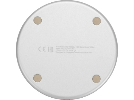 Беспроводное зарядное устройство Rombica  NEO Core Quick c быстрой зарядкой, белый