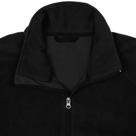 Куртка флисовая унисекс Fliska, черная, размер M/L