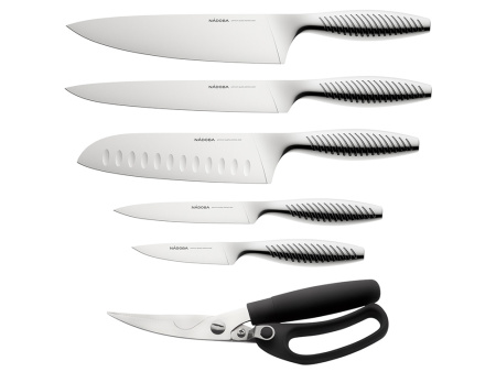 Набор кухонных ножей с блоком, NADOBA, серия VERA