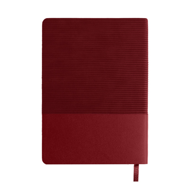 Ежедневник недатированный RIFF, красный, формат А5, блок в линейку