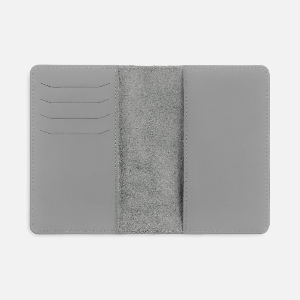 Обложка для паспорта Alaska, серая