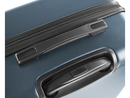 Чемодан BUGATTI Kallisto, синий, АБС-пластик, 50,5х30,5х74 см, 100 л